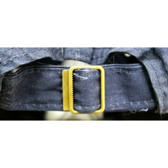 Original Vintage Blue Baseball Cap Embroidered White Star Adjustable Distressed - Picture 10 of 12